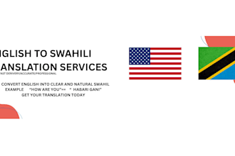 translate english to swahili