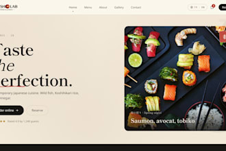 build a modern multilingual business website