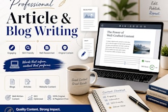write an article on anything