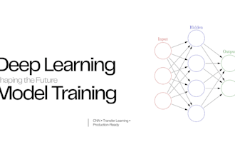 train a deep learning model for your image classification task