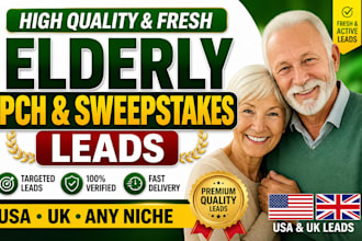 provide you a verify usa sweepstaks leads