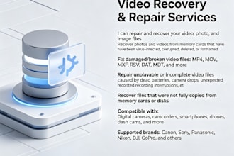 repair and recover video  photo and image files