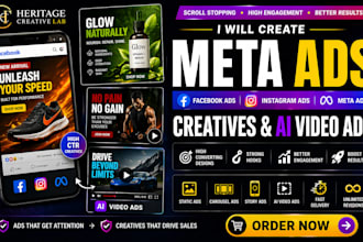 create meta ads facebook ads instagram ads creatives and ai video ads