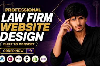 build professional attorney website law firm website or lawyer website