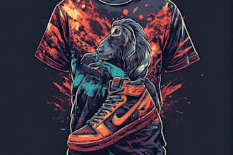 create a tshirt design in modern streetwear style