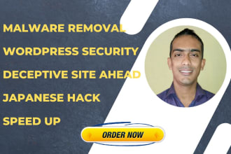 remove malware, virus, malicious, google hacked warning