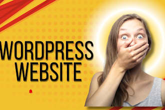 design or redesign wordpress website, business website development