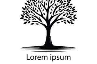 design unique tree service logo for you