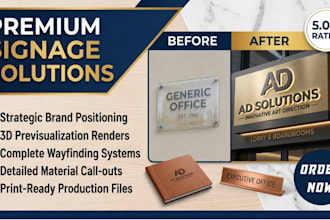 design professional storefront signage for restaurants and cafes