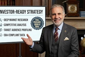 do deep market research and competitive analysis for your business strategy
