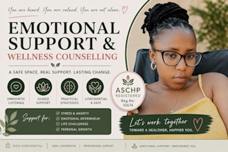 provide professional emotional support and wellness counselling