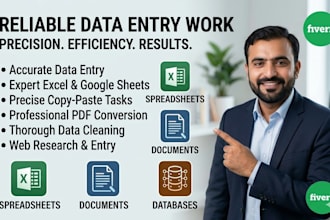 fast typist data entry PDF to word specialist