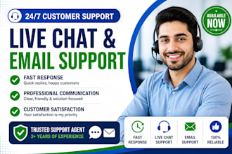 provide professional live chat customer support for your business