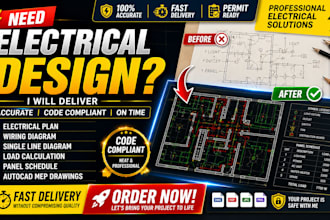 design electrical plan, wiring diagram, single line diagram, autocad mep drawing
