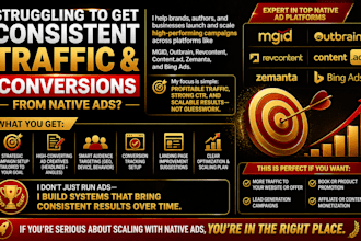 native, bing ads, kick shorts, revcontent, outbrain, mgid, zemanta, content ad