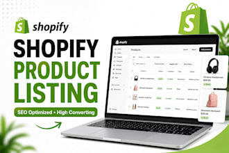 do shopify product listing SEO optimization