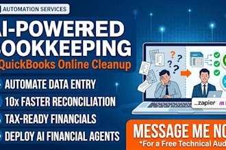 do ai powered bookkeeping accounting quickbooks automation custom ai agents