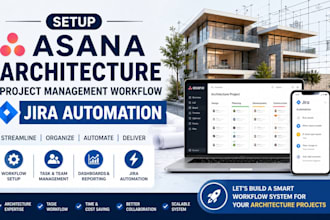 setup asana architecture project management workflow jira automation