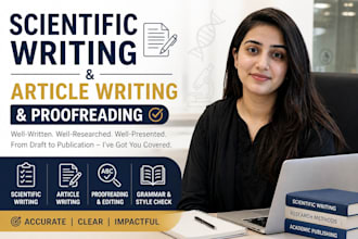 scientific article writting and proofreading