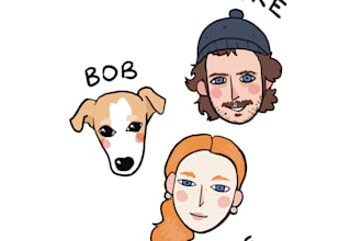 do a family portrait in my artstyle
