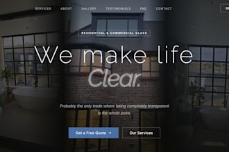 design awesome website or landing page