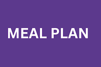 create a personalized meal plan for weight loss, muscle gain, and healthy living