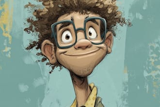 draw cartoon, comic illustrations and mascot characters