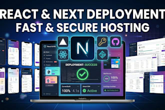 deploy your react js and next js website to netlify, vercel and github