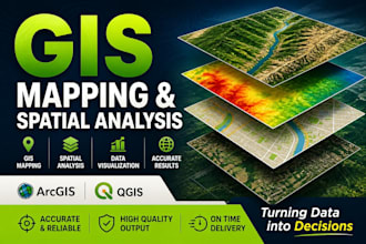 do arcgis, qgis, gis mapping and spatial data analysis