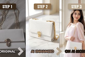 ai image editing, retouching, product photo enhancement and upscaling