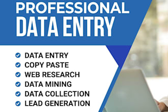 data entry copy pasting work