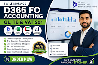 manage d365 finance and operations gl tb vat and bookkeeping
