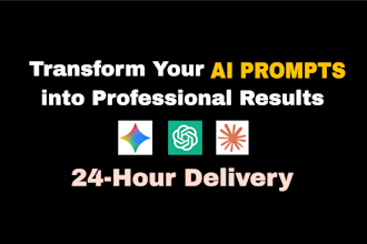 provide expert ai prompt engineering and copywriting