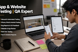 do app testing website testing QA manual tester iphone android user testing