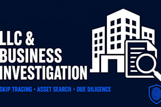 do llc skip tracing for business asset