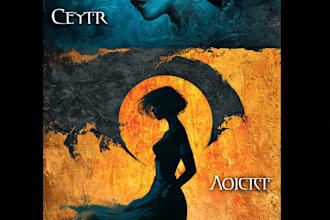 draw fantasy book cover illustration