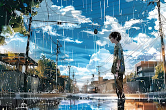 draw anime manga comic book illustration, manhwa manga art anime manga artistman