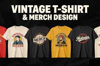 design vintage tshirt merch apparel graphic typography clothing illustration