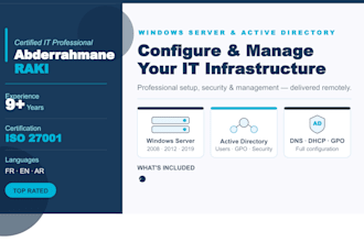 configure your windows server and active directory