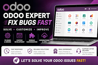 fix your odoo errors and bugs fast