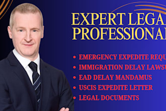 draft a writ of mandamus to expedite your uscis, visa, or green card
