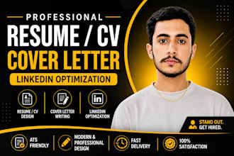 design a professional and modern CV resume