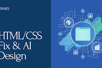 fix your HTML, CSS or customize landing page with fast turnaround