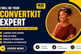 be your convertkit kit specialist sequence automation expert