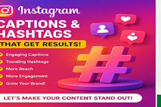 write viral instagram captions with trending hashtags