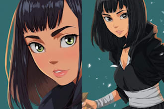 turn your photo into anime portrait