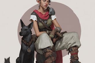 dnd, fantasy character and dnd character