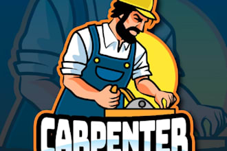 professional tradesman logo without any copyright