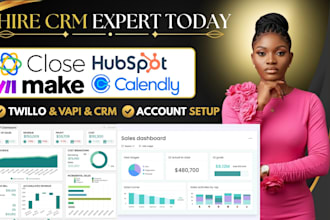 integrate hubspot close crm sync webhook calendly vapi twilio make automation