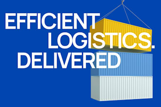 design modern towing, freight and transport company logo